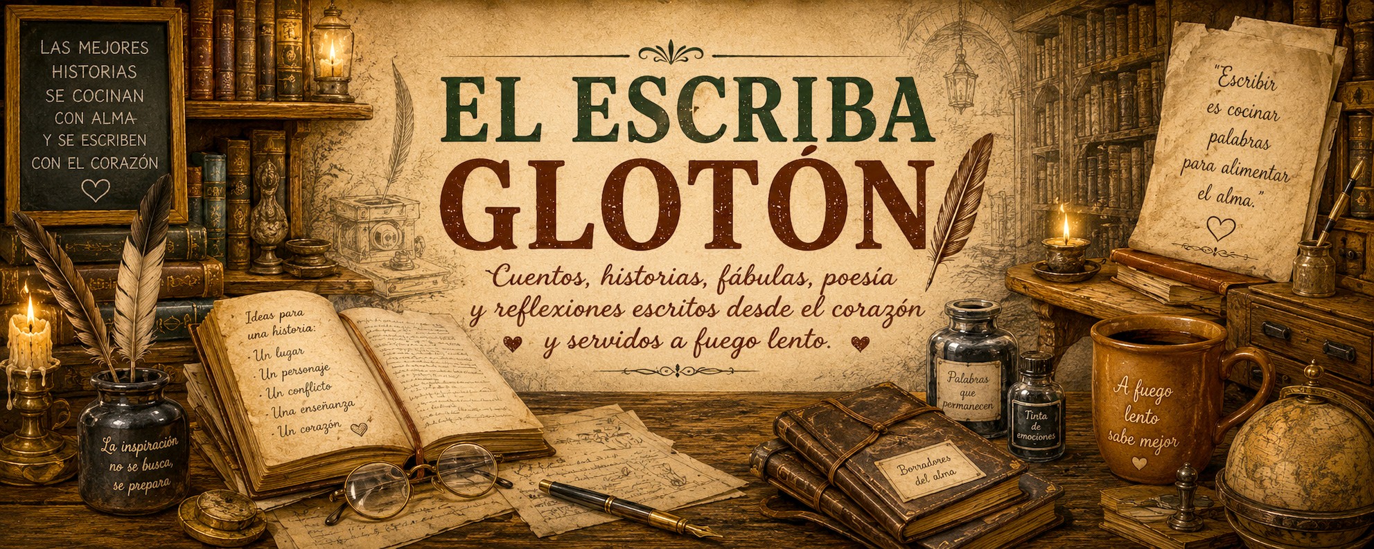 El Escriba Glotón — cuentos, historias, fábulas, poesía y reflexiones