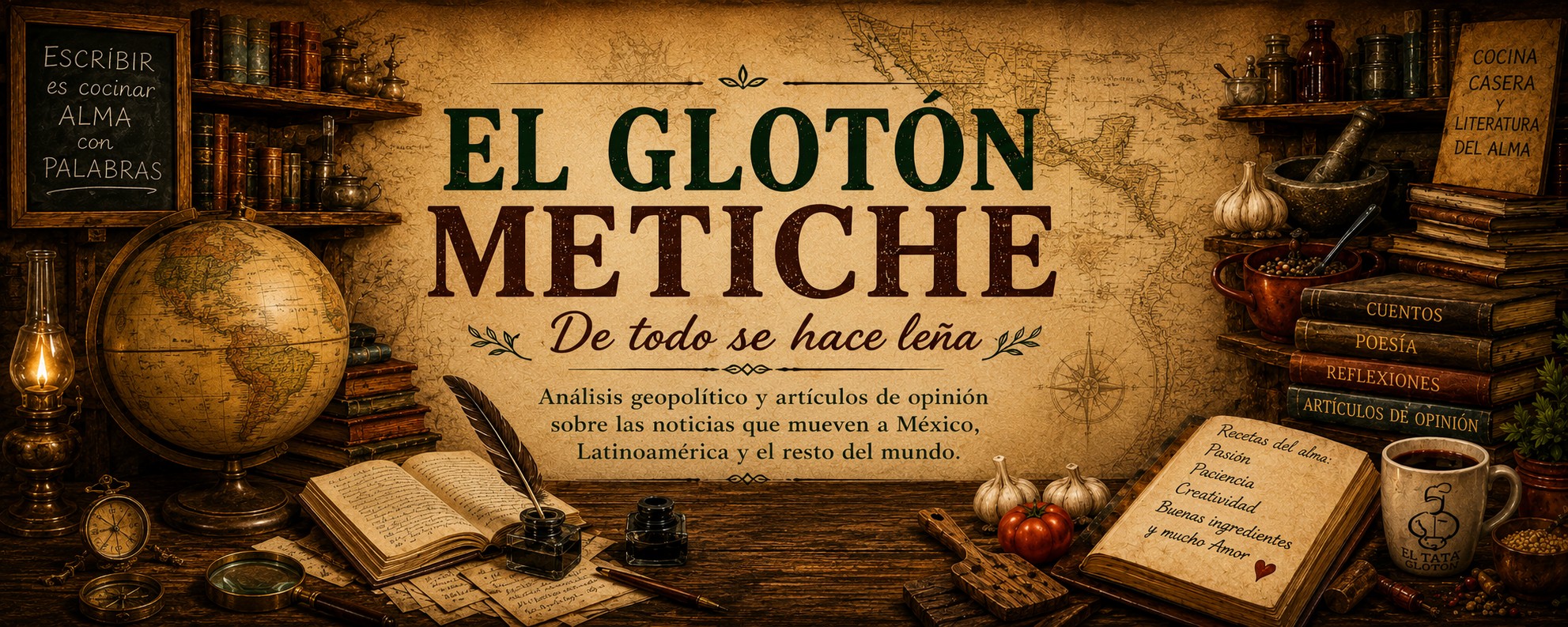 El Glotón Metiche — análisis geopolítico y artículos de opinión