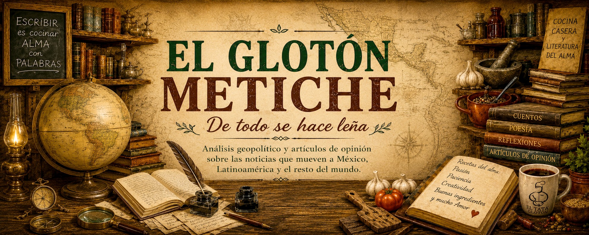 El Glotón Metiche — análisis geopolítico y artículos de opinión