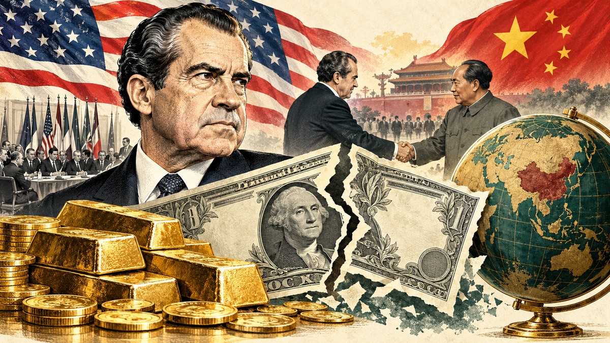 Nixon, dólar, oro y apertura a China — Fraude y traición, primera parte