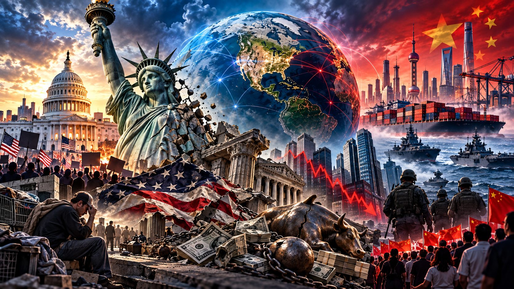 Historia de la decadencia de Estados Unidos